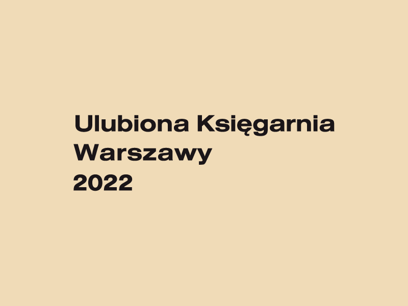 Ważne działanie: głosowanie w plebiscycie Ulubiona Księgarnia Warszawy